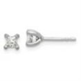 thumbnail image 2 of Auriga Fine Jewelry 14K White Gold Lab Grown Diamond Stud Earrings for Women, 2 of 6