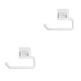 thumbnail image 4 of Soporte de papel de cocina Inteprter autoadhesivo Blanco 2piezas, 4 of 6