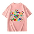 thumbnail image 5 of ibiyuan Autism Awareness Shirt Kid-Autism Acceptance Shirt Toddler Puzzle Short Sleeve Boy Heart Bow Tee Tops Girl,Pink, 5 of 9