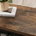 thumbnail image 6 of VECELO Coffee Table with Four Wheels, Movable Rectangular Cocktail Table with Drawer and Mesh Shelf for Home Office Living room, Brown, 6 of 9