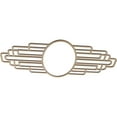 thumbnail image 2 of 38"W x 19"H x 10 1/2"IW x 18"IH x 3/8"T Elizabeth Wood Fretwork Pierced Ceiling Medallion, Hickory, 2 of 3