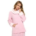 thumbnail image 5 of Casual Nights Fleece Pajama Set for Women, Soft Winter Pajamas with Pockets Lounge Set, 5 of 5