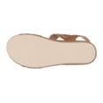 thumbnail image 5 of GC Shoes Women's Memory Foam Wedge Sandals, Summer Comfort Heels, Casual Ankle Strap Platform Dress Slides, Samar/Tan/7, 5 of 5