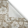 thumbnail image 6 of Ambesonne Floral Grommet Curtain, Vintage Tender Flora, 50" x 54", Camel White, 6 of 6