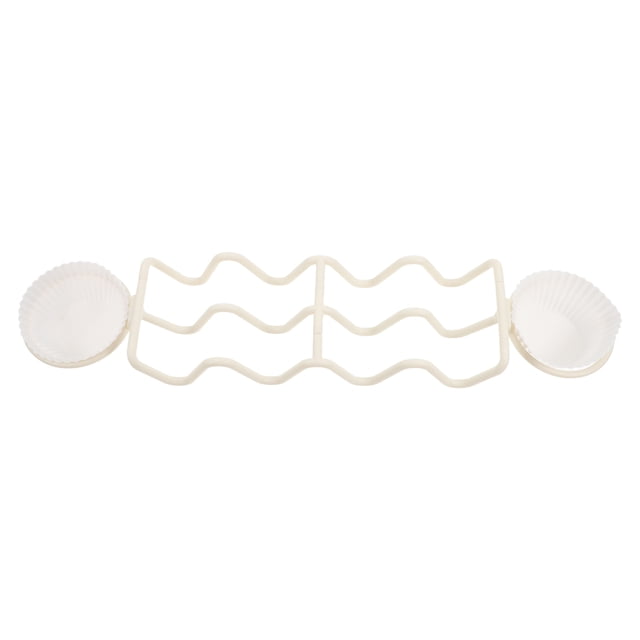 Soporte de plástico para tacos con 4 ranuras para servir wraps de pollo, burritos y tacos, ideal para fiestas mexicanas, festivales y suministros para fiestas