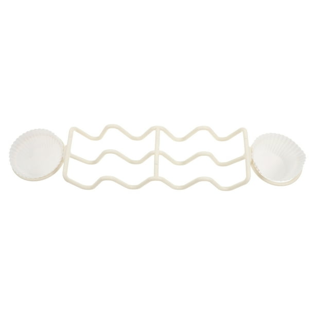 KAKOWELY Soporte de plástico para tacos con 4 ranuras para servir wraps de pollo, burritos y tacos, ideal para fiestas mexicanas, festivales y suministros para fiestas.