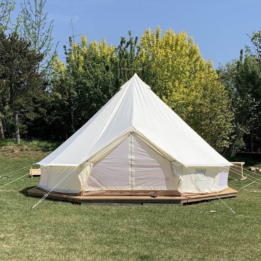 Outdoor Waterproof Oxford Cloth Family Camping Bell Tent Outdoor Waterproof Oxford Cloth Family Camping Bell Tent