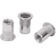 thumbnail image 2 of 100PCS Threaded Rivet Nut Threaded Rivet Rivet Nut Flat Head Threaded Rivet Nuts Rivet Nut Threaded Insers Nut Head Nut, M8, 2 of 4