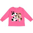 thumbnail image 3 of Inktastic I'm Two-cowgirl Riding Horse Birthday Girls Long Sleeve Toddler T-Shirt, 3 of 5