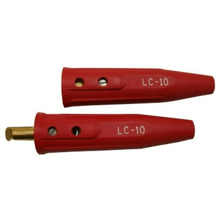 Cable Connector  Single Oval-Point Screw Connection  4 to 1/0 Cable Cap  Red price history on PriceWatchPro
