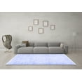 thumbnail image 3 of Ahgly Company Machine Washable Indoor Square Abstract Blue Contemporary Area Rugs, 8' Square, 3 of 4