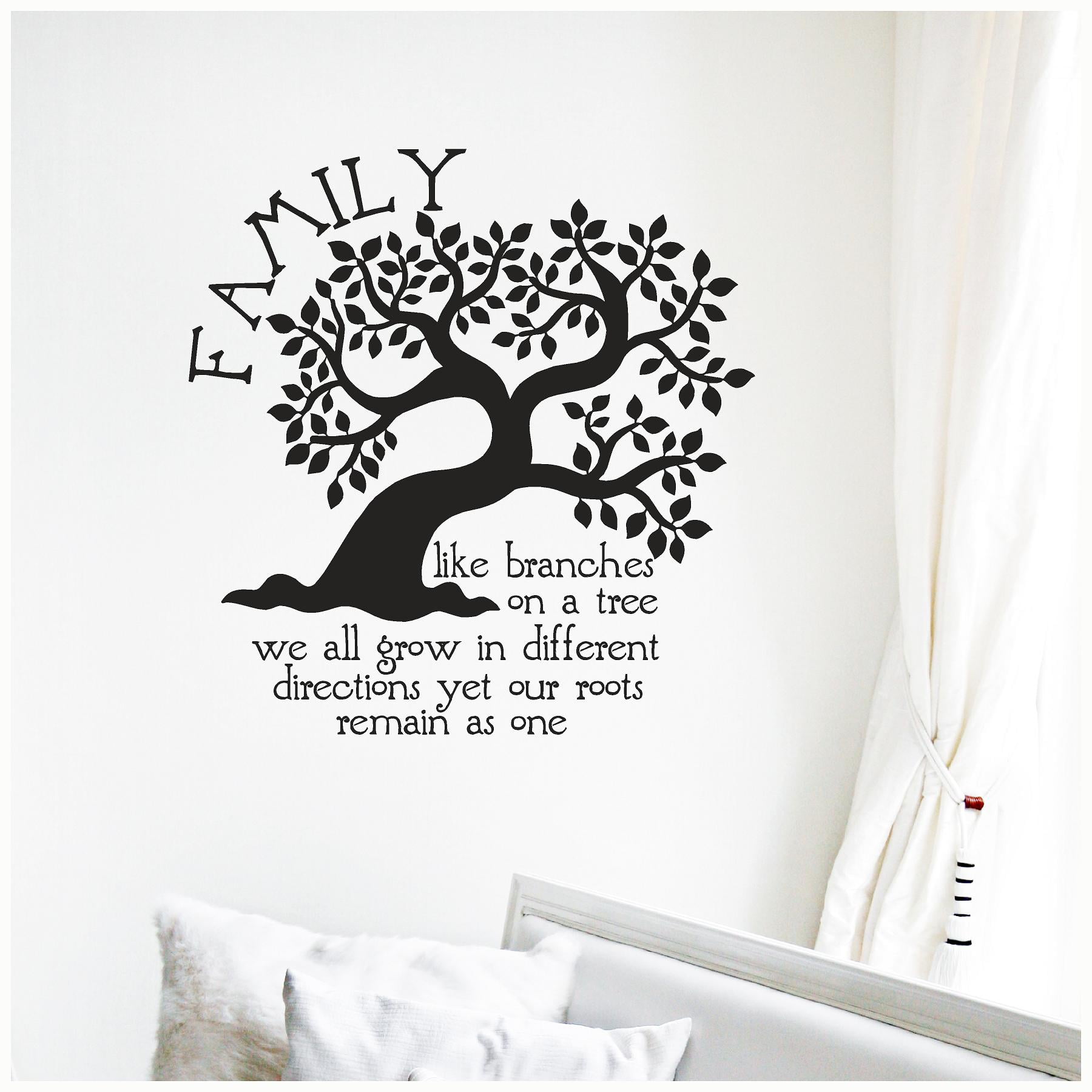 Family like Branches on a Tree We All Grow In Different Directions Yet