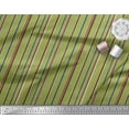 thumbnail image 3 of Soimoi Green Cotton Voile Fabric Vertical Stripe Fabric Prints By Yard 56 Inch Wide, 3 of 3