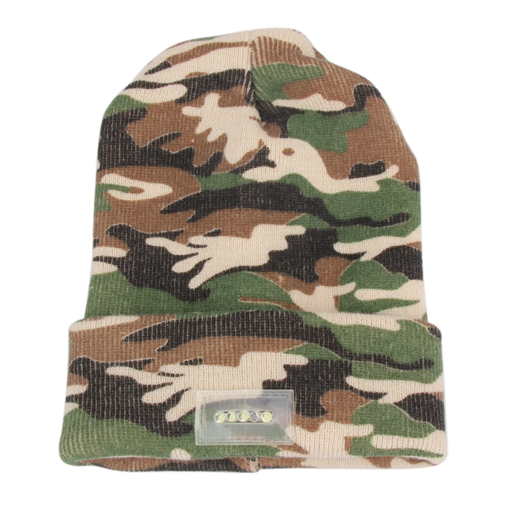 Camouflage Beanie Knitted Winter Hat 