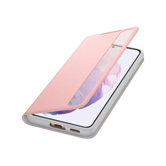 Samsung S View EF-ZG991 - Flip cover for cell phone - pink - for Galaxy S21 5G