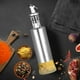 thumbnail image 2 of leyfeng Dispensador de aceite de oliva Botella de vidrio y acero inoxidable Drizzler vinagrera y aceitera con vertedor, 2 of 8