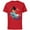 Red, variant on Disney Aladdin Princess Jasmine Magic Carpet Pose T-Shirt - Short Sleeve Cotton T-Shirt for Adults - Customized-Athletic Heather