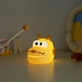 thumbnail image 4 of Wood Fish Childs Night Light with Tap Sensor, USB Rechargeable Interactive Bedside Lamp with Timer & 3 Brightness, Cute Animal Sleep Light for Children’s Bedroom Gift, 4 of 7