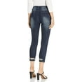 thumbnail image 2 of COVERGIRL Women's High Waisted Ripped Patched Skinny Jeans, Dark Distressed, 16 Plus, 2 of 2