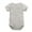 Gray, variant on Toddler Kids Unisex Baby Boys Girls Romper Cotton Solid Color Short Sleeve Tops Snap-up Infant Coverall Jumpsuit