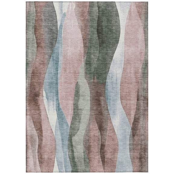 Dalyn Rugs Machine Washable Indoor/Outdoor Chantille Salmon 2'6" x 3'10" Rug