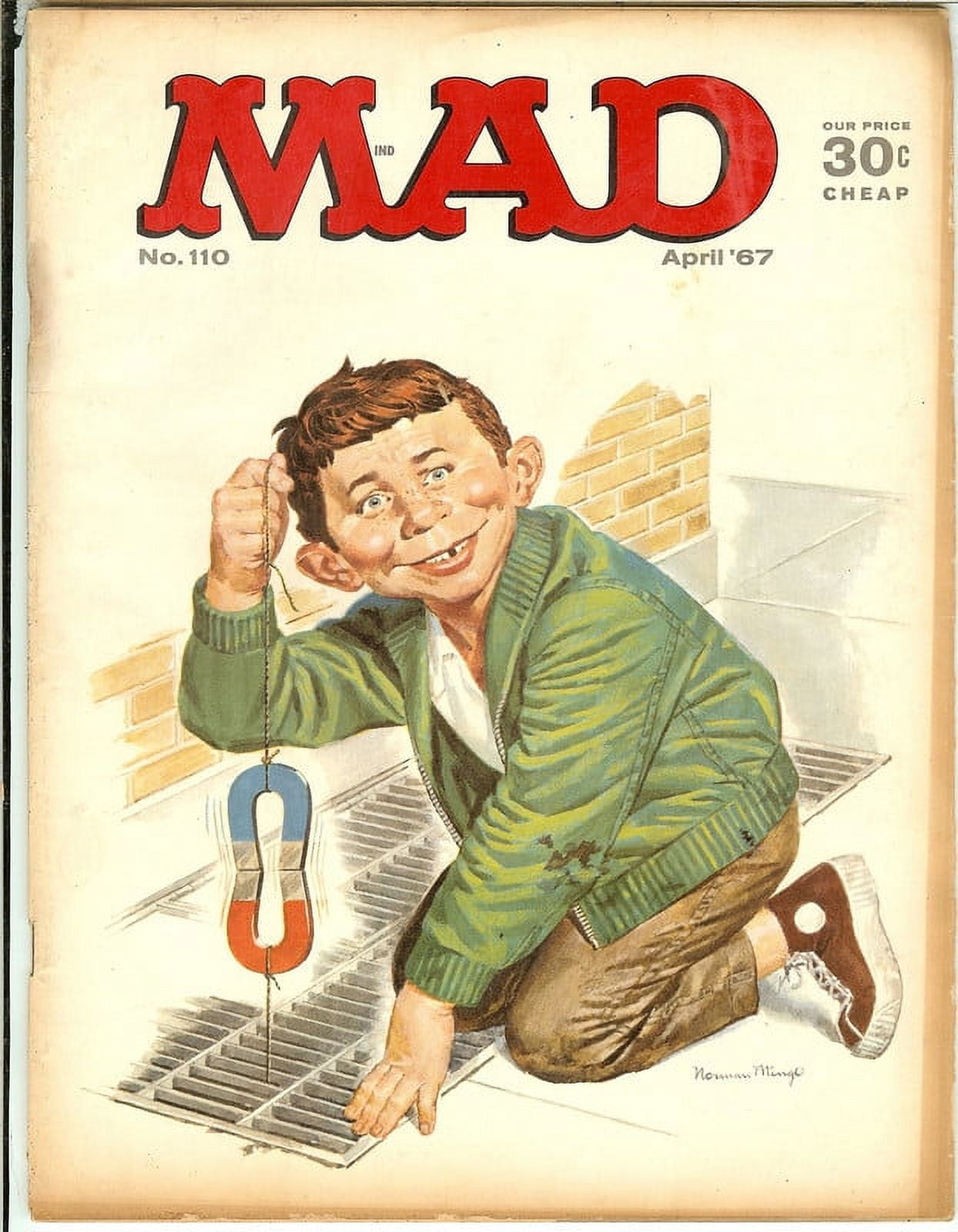 MAD Magazine #110 April 1967 (POOR Condition)