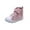 e#75Red186, variant on CAIVO Girls Canvas Sneakers High Top Casual Shoes Toddlers Non- Lightweight Shoes With Detail Everyday Wear Holiday Kids Winter Solid Color Footwear