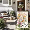 thumbnail image 1 of Easter Outdoor Garden Flag Bunny Pattern Printed Polyester Flag, 1 of 5