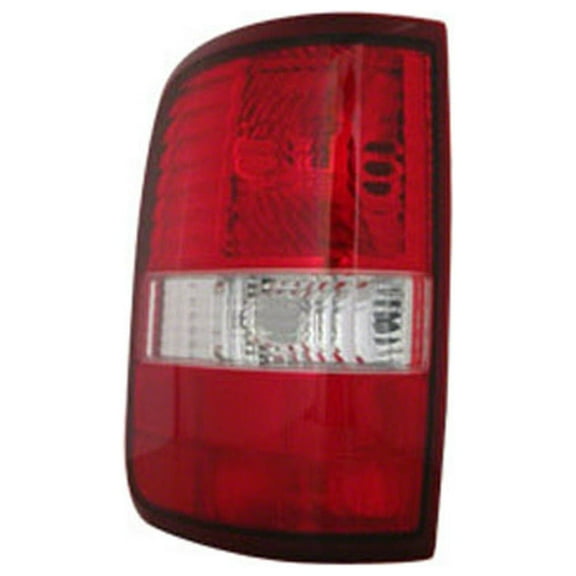 KAI New CAPA Certified Premium Replacement Driver Side Tail Light Lens And Housing, Fits 2004-2008 Ford Lightduty Pickup