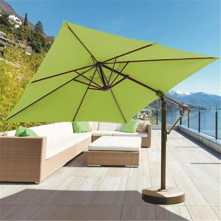 Galtech 10 X Ft Black Cantilever Umbrella Antique Beige Black Cantilever Umbrella Antique Beige Sunbrella