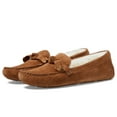 thumbnail image 2 of Cole Haan Women's Evelyn Bow Driver Loafer, Golden Toffee Suede/Faux Fur, 9, 2 of 7