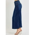 thumbnail image 4 of Risen Jeans - High Rise Cropped Wide Leg Jeans in Vintage Dark Indigo (27" Inseam) - RDP5921, 4 of 8