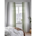 thumbnail image 3 of Abstract Sheer Curtains 84 Inch Long 2 Panels, Dark Gray Seaweed Rate Gradient Ombre Light Filtering Rod Pocket Semi Sheer Curtains, Sheer Voile Drapes for Living Room Bedroom, 52"x84", 3 of 5