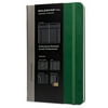 Moleskine Professional Notebook Plain 8 1/4 x 5 Oxide Green Cover 240 Sheets PFFNT03K1