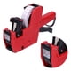 thumbnail image 4 of Máquina de codificación de pistola de etiquetas de precio, 8 dígitos con 10 Uds., etiquetas adhesivas de líneas rojas blancas, tinta roja, 4 of 5