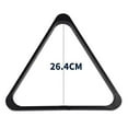thumbnail image 1 of Mosiee Snooker Billiards Triangle Suitable For 57 2Mm And 52 5Mm Snooker Balls, 1 of 9