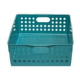 thumbnail image 2 of Caja Prichos de Plástico Organizadora Rectangular Calada Azul, 2 of 4
