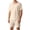 Khaki, variant on yillto Mens Pajama Sets 2 Piece Short Sleeve Shirts Tops and Pjs Bottoms for Loungewear Sleepwear