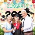 thumbnail image 4 of Vrorvz Graduation Photo Polyester Long Lasting Large Background for Parties Events Wrinkle Resistant Easy Storage Suit for Class of Celebrations and Decorations, 4 of 5