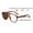 Brown Photochromic, variant on Square Large Lens Progressive Anti-Blue Reading Glasses – No Line, No Bubble – Zero Power on Top Reader CR17 +1.25