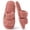 Pink, variant on Womens Fuzzy Open Toe Slippers Faux Fur Slippers with Memory Foam House Shoes Lightweight for Indoor Outdoor & Home Use