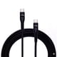 thumbnail image 1 of Cable USB Tipo C a Tipo C de 2 Metros, Nylon, Carga Rápida de 60W para Móviles y Dispositivos, 1 of 3