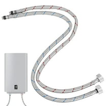 MRLESS Set of 2 Stainless Steel Flexible Faucet Hoses for Kitchen Basin Connector