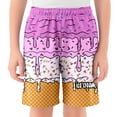 thumbnail image 2 of Toddler Pants Kids Elastic Waist Casual Shorts Soft Breathable Everyday Play Hot Pink 170, 2 of 4