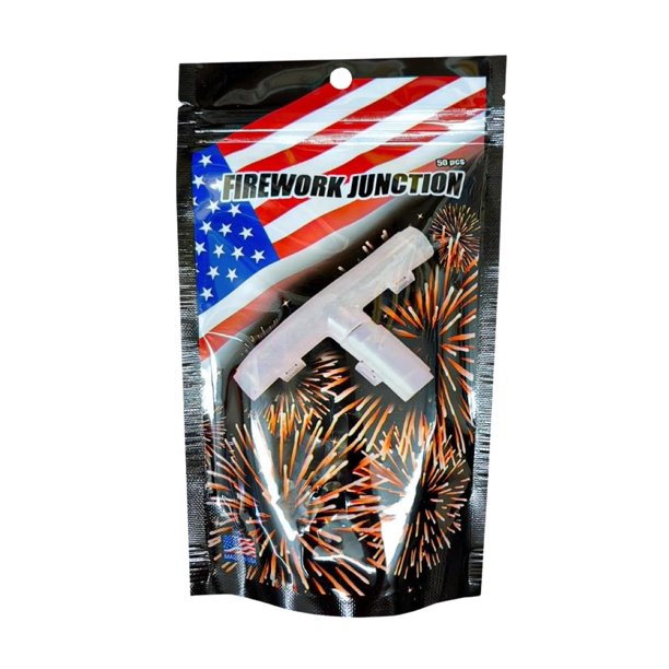 Conectores de unión para mechas de fuegos artificiales PyroBuild, 50 piezas, fabricados en EE. UU.