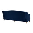 thumbnail image 6 of Serta Shannon Modern Style Convertible Sofa, Navy Blue Fabric, 6 of 12