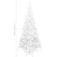 thumbnail image 4 of vidaXL Artificial Pre-lit Christmas Tree with Ball Set L 240 cm White, 4 of 5