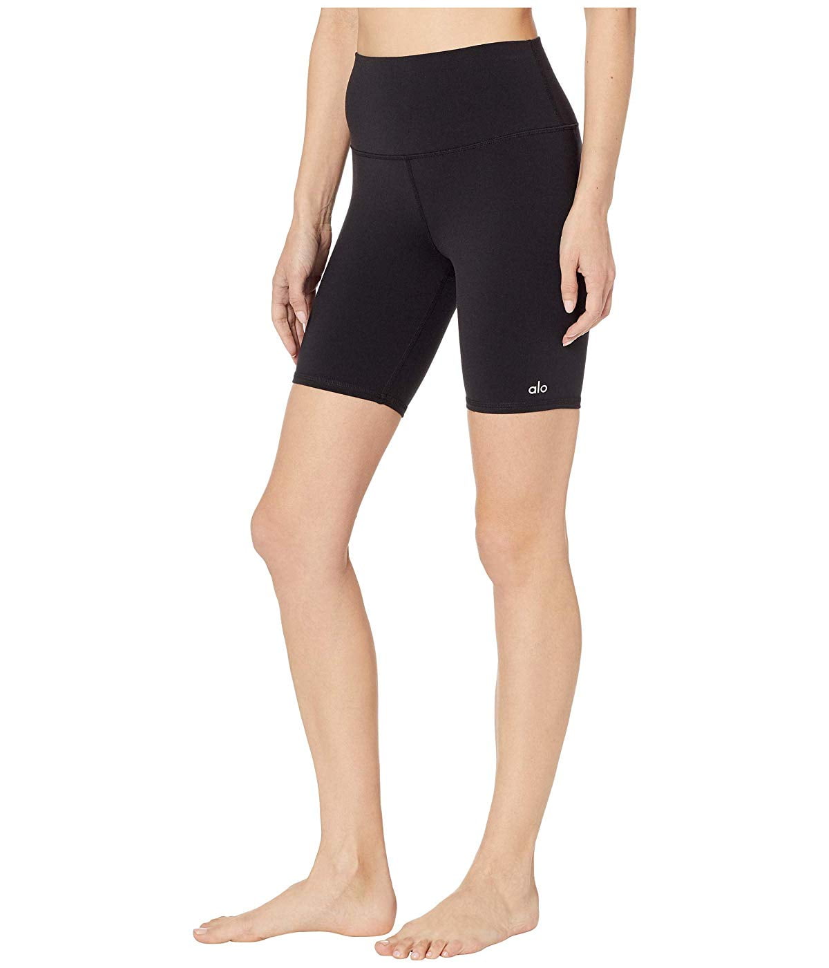 ALO High-Waisted Biker Shorts Black 