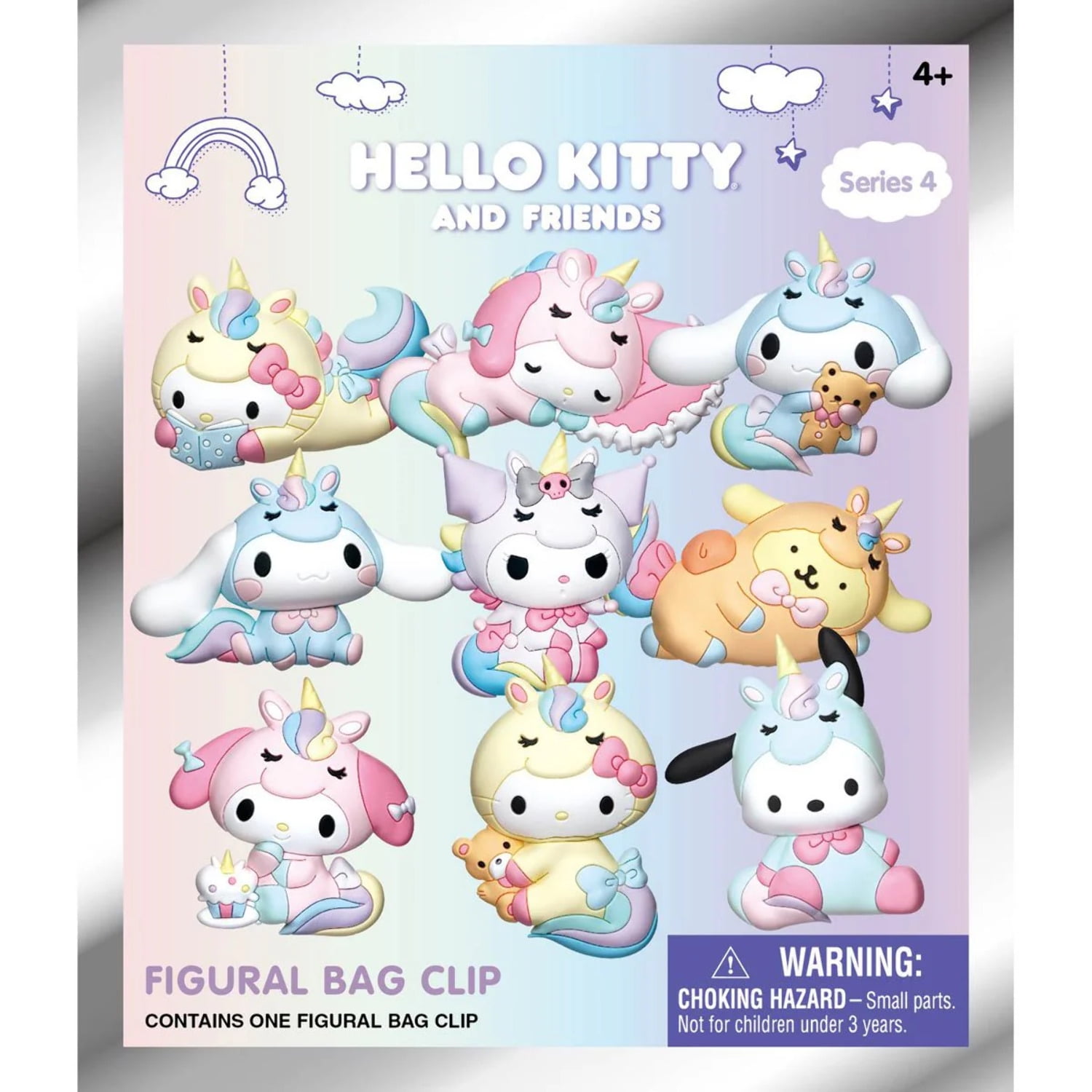 Hello Kitty Series 4 3D Foam Bag Clip | Mystery Blind Mini Item