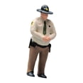 thumbnail image 4 of Figura de policía masculina en miniatura a escala 1/64, de resina resistente y pintada de forma realista para escenas de bricolaje. De pie, 4 of 8